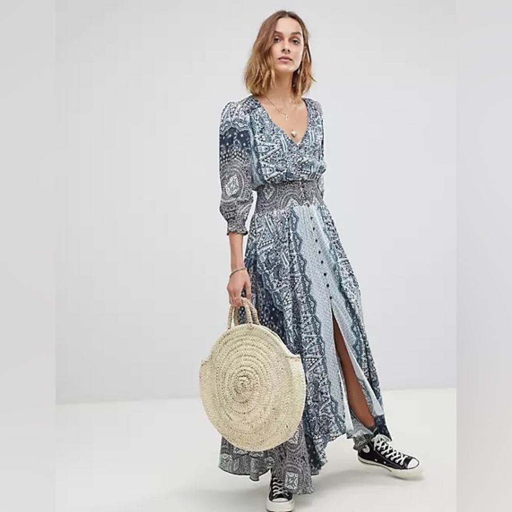 Free People Mexicali Rose Maxi Size XS - Picture 7 of 8